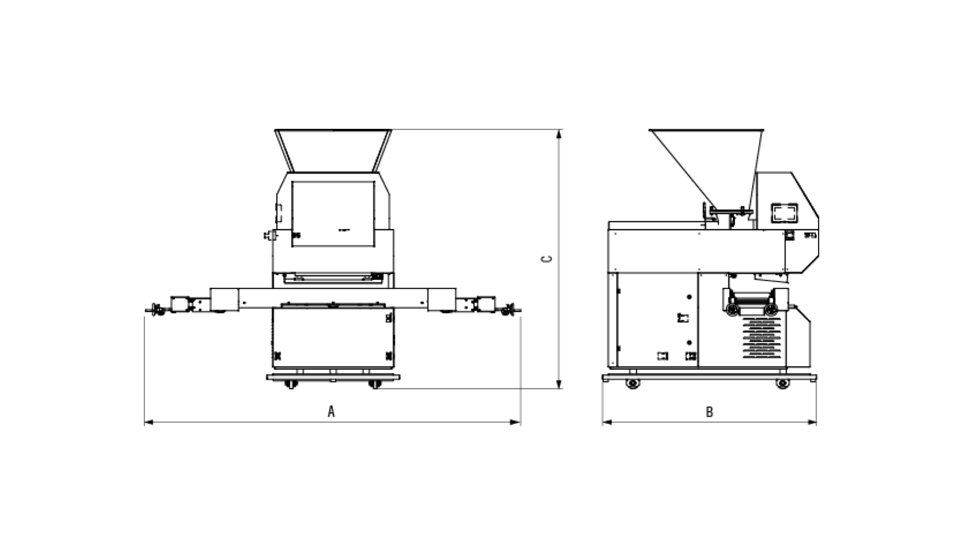 0204040101 KT6000 Industrial Dough Dividers Endustriyel Hacimsel Kesme Tartma Makinasi