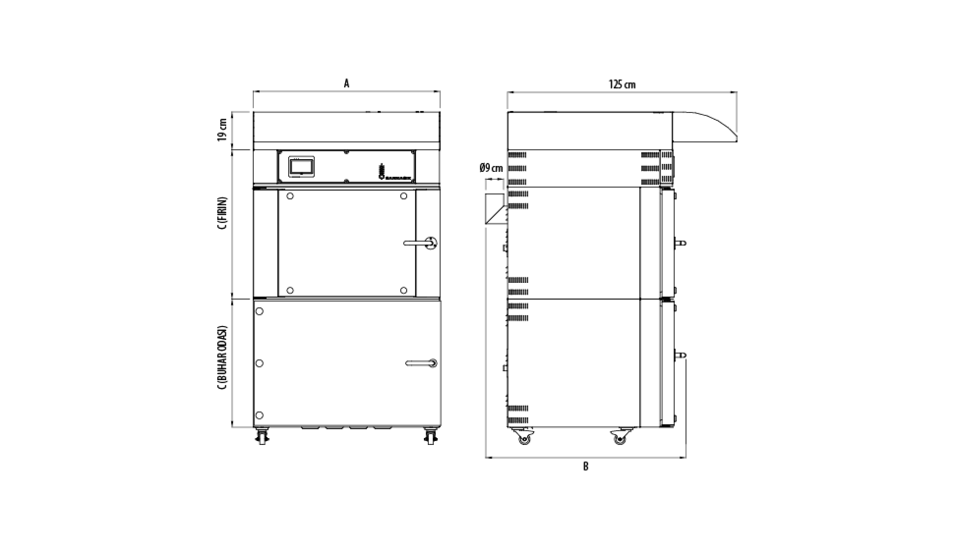 TR 02.06.04.02 MINI 10T Elektrikli Konveksiyon Firin