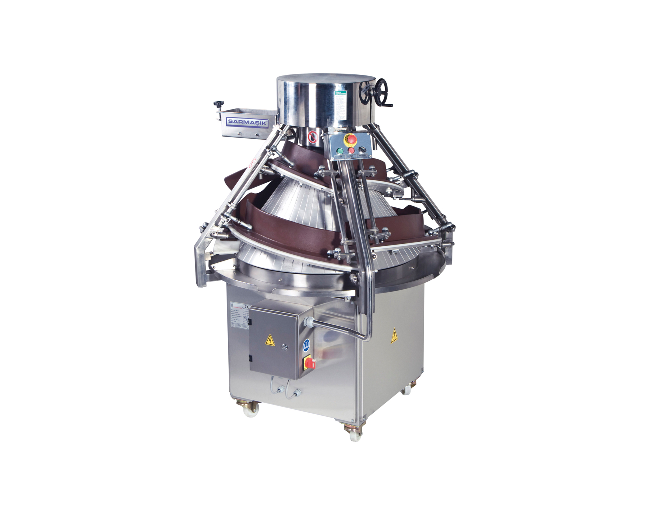 2 HC4100A Conical Dough Rounder Adjustable Tracks Konik Yuvarlama Makinesi Ayarlanabilir Kanal