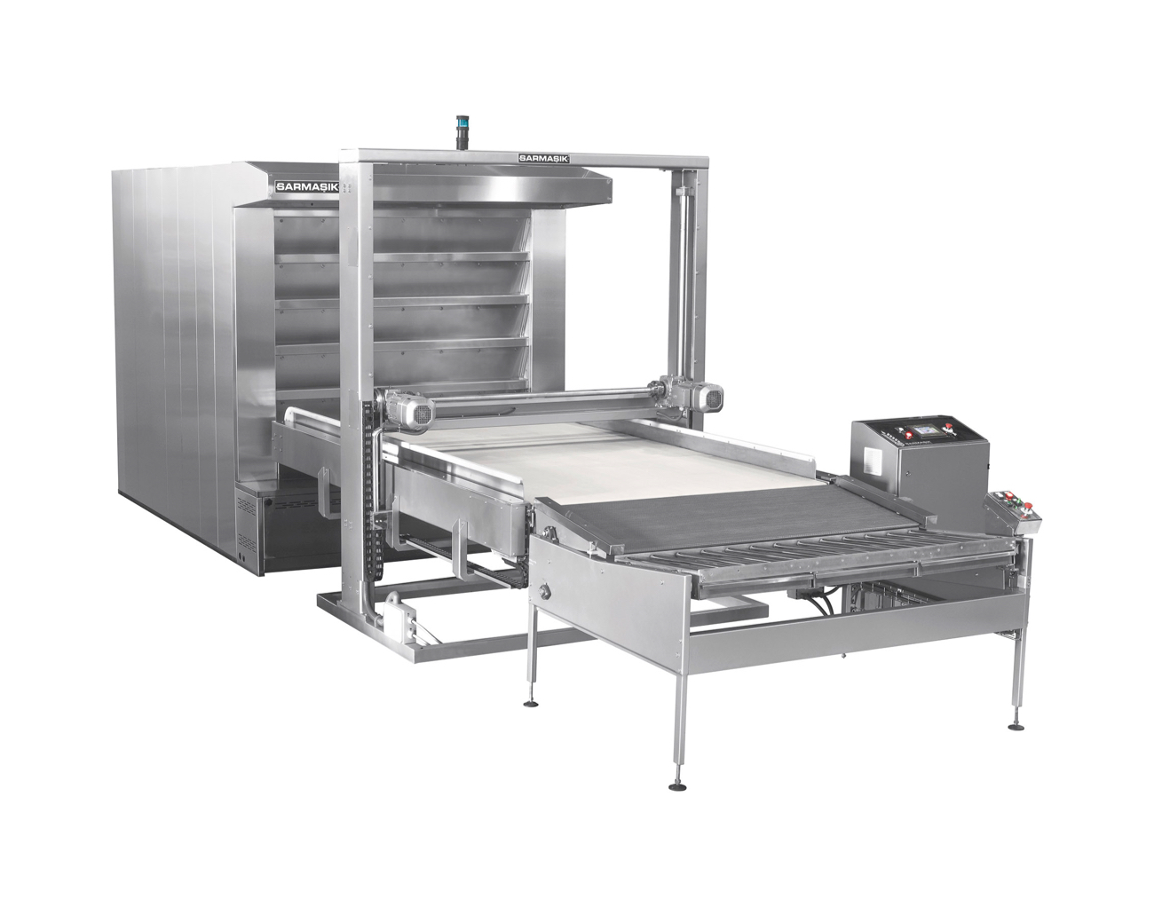 1 OYB Automatic Deck Oven Loaders Unloaders Otomatik Katli Firin Yukleme & Bosaltma Makinalari